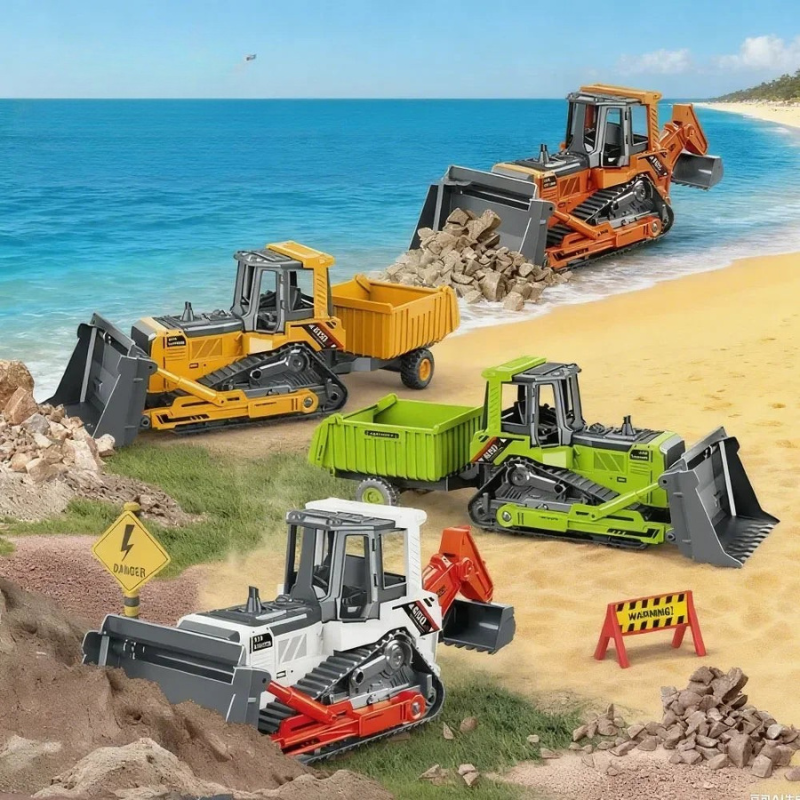 Kids Inertia Construction Truck Toy