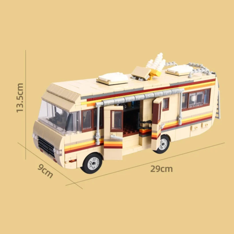 986PCS Breaking Bad RV Building Blocks Model Kit