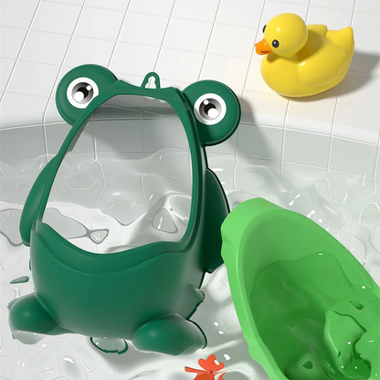 Green Frog Potty Training Urinal for Toddler Boys