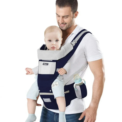 Adjustable Ergonomic Baby Carrier with Hip Seat 3–36 Months