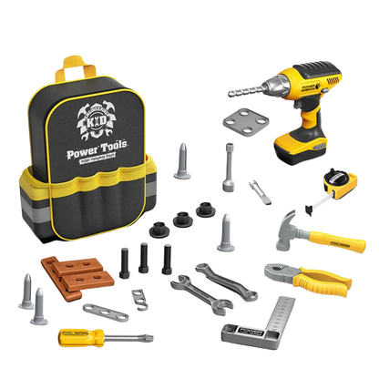 28PCS Kids Tool Set with Electric Toy Drill and Toolbox