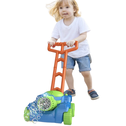 Kids Automatic Bubble Machine Trolley with LED Lights
