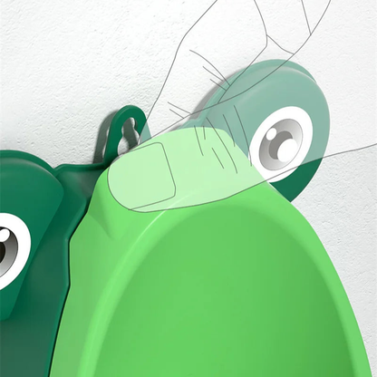 Green Frog Potty Training Urinal for Toddler Boys