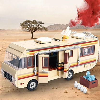 986PCS Breaking Bad RV Building Blocks Model Kit