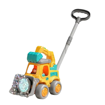 Kids Automatic Bubble Machine Trolley with LED Lights