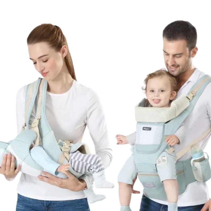 Adjustable Ergonomic Baby Carrier with Hip Seat 3–36 Months