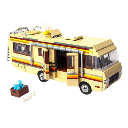 986PCS Breaking Bad RV Building Blocks Model Kit