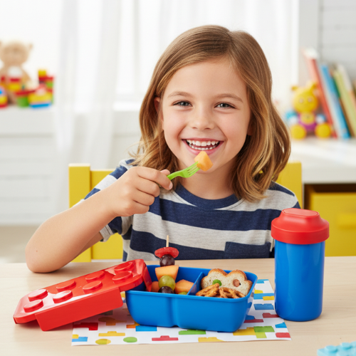 Kids Bento Lunch Box Leak-Resistant Lunch Container