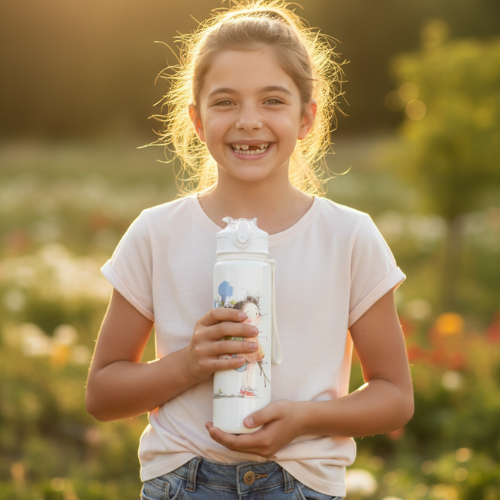 750ml BPA-Free Kids Sports Water Bottle