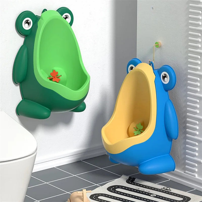 Green Frog Potty Training Urinal for Toddler Boys