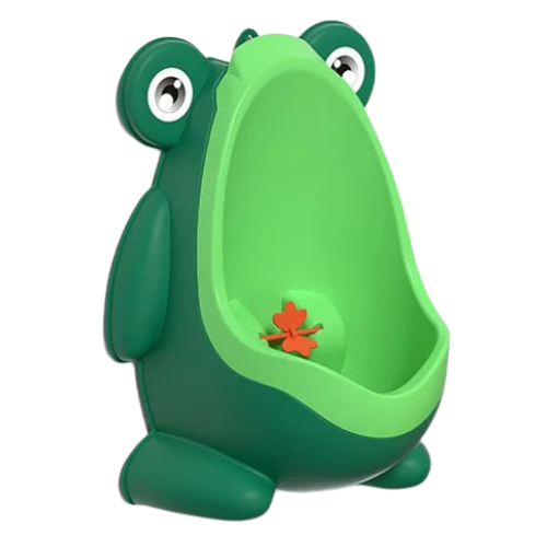 Green Frog Potty Training Urinal for Toddler Boys
