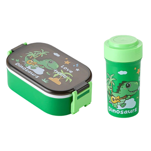 Kids Bento Lunch Box Set with Water Bottle