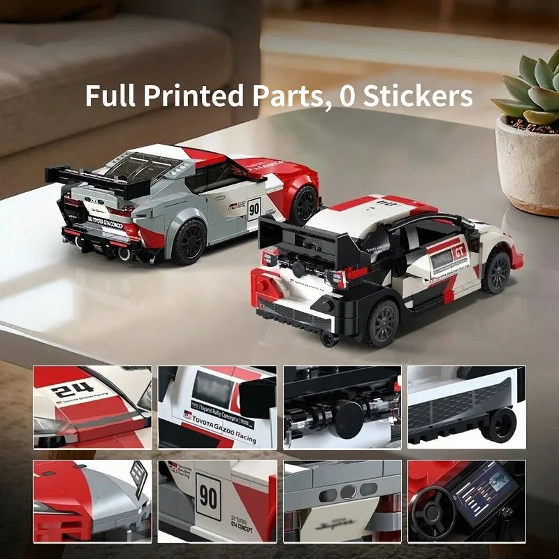 317PCS Rally Racing Car Building Blocks Model Kit