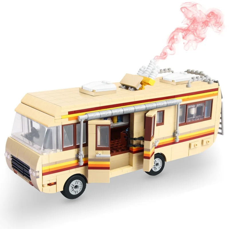 986PCS Breaking Bad RV Building Blocks Model Kit