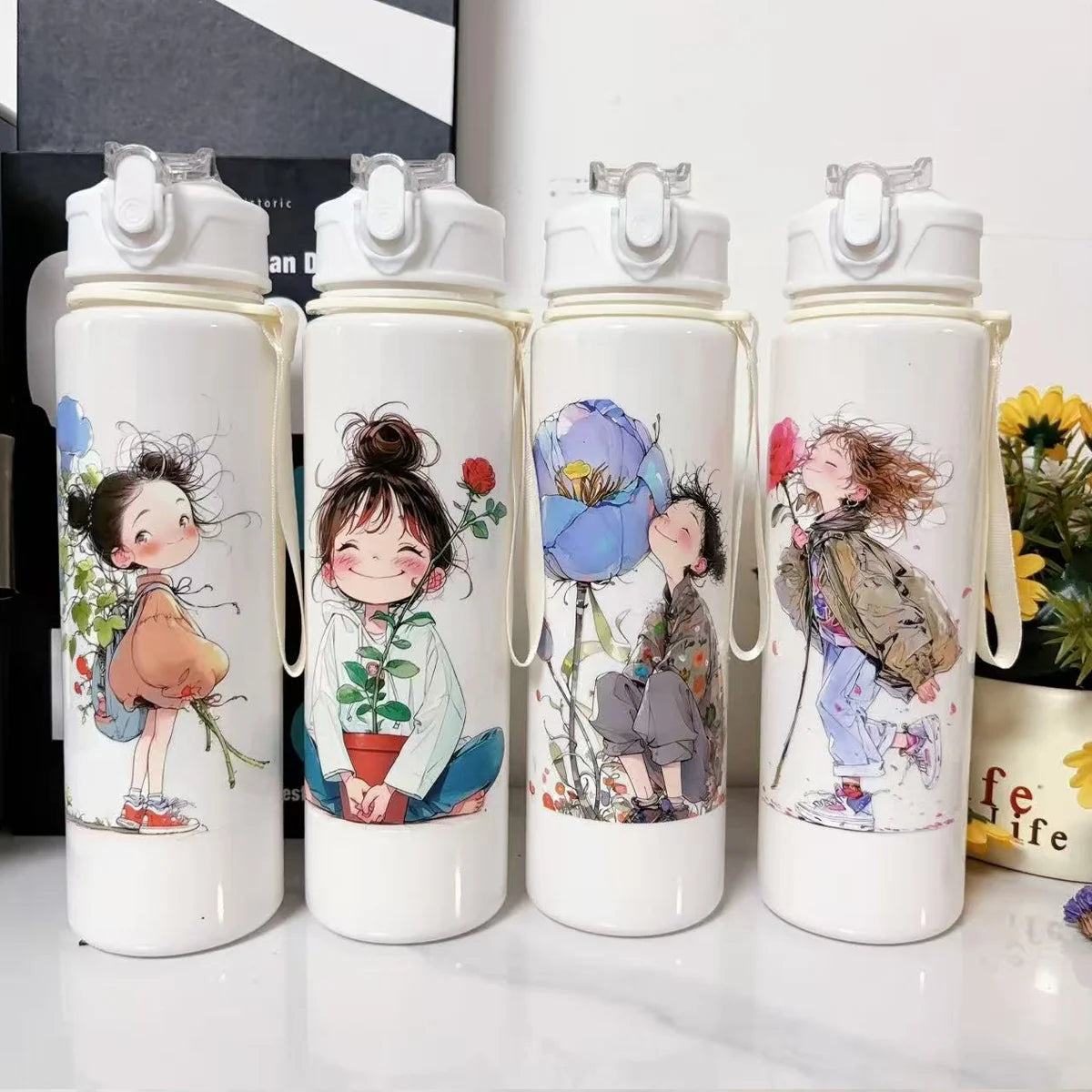 750ml BPA-Free Kids Sports Water Bottle