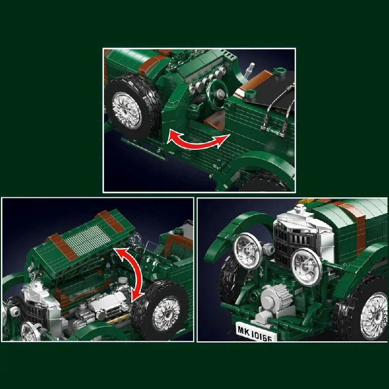 1147PCS Classic Racing Car Building Blocks Model Kit