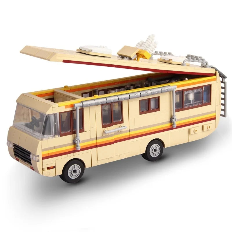 986PCS Breaking Bad RV Building Blocks Model Kit